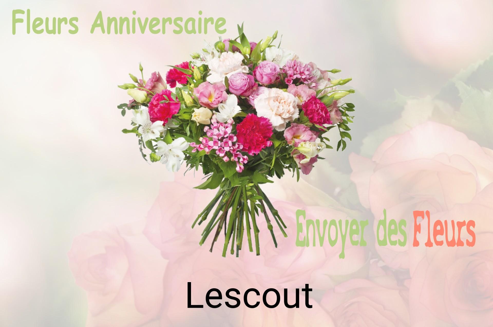 Bouquet de fleurs d’anniversaire livré à Lescout