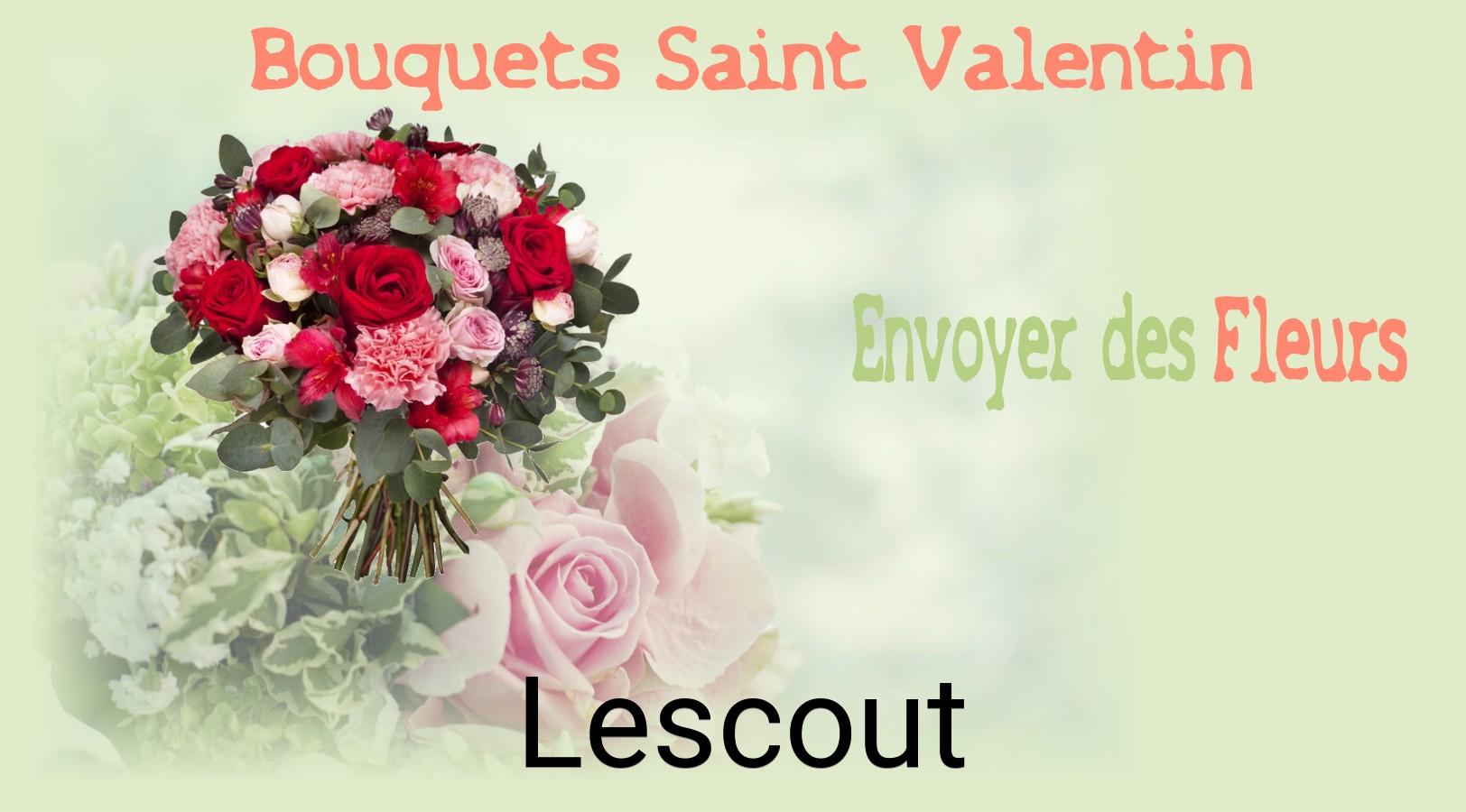 Roses de Saint-Valentin livrées à Lescout